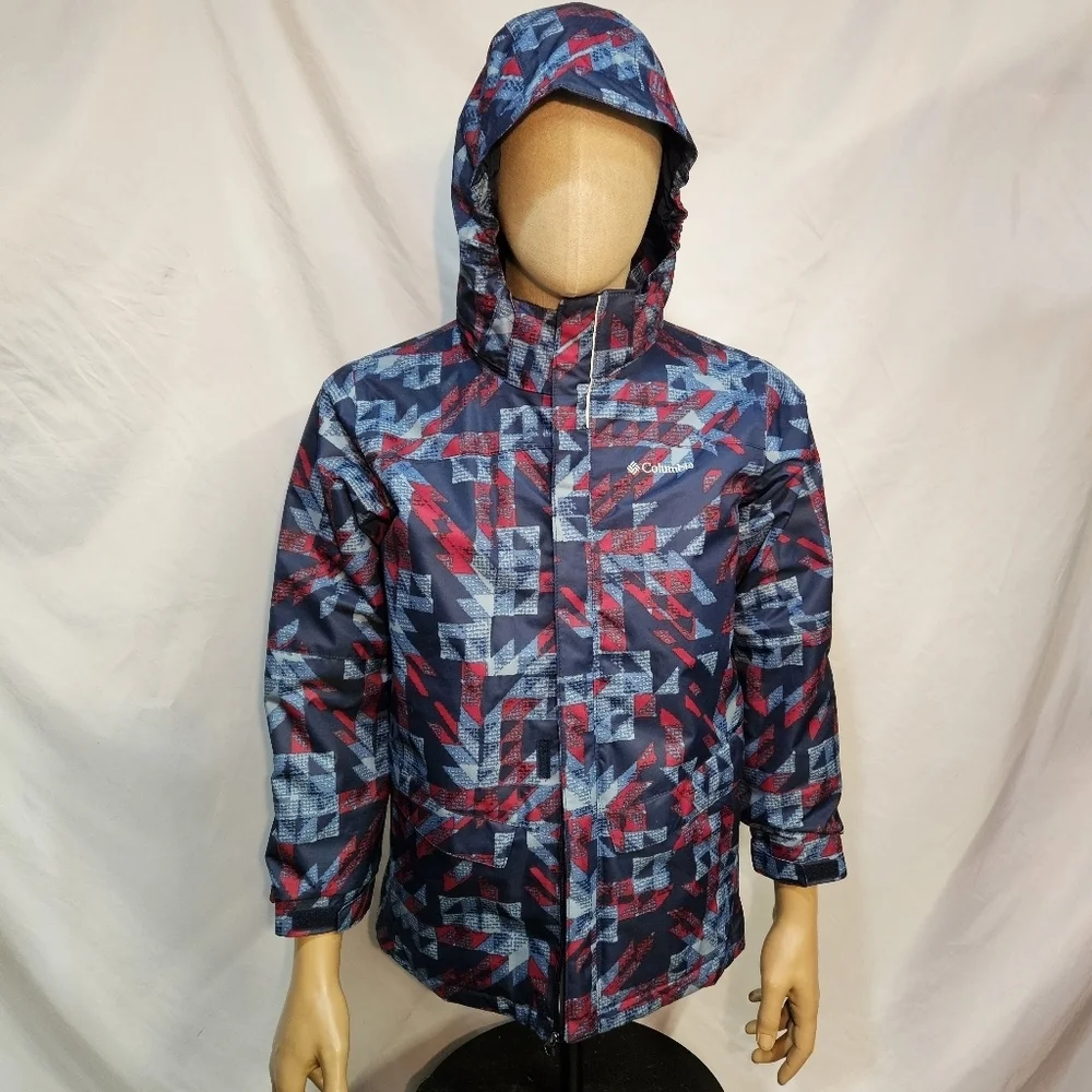 Columbia interchange winter jacket Kids Size L Omni-Tech Waterproof Breathable